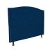 Cabeceira Solteiro 90cm Para Cama Box Diana Suede Azul Marrinho - DS Estofados