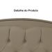 Cabeceira Solteiro 90cm Para Cama Box Diana Suede Capuccino - DS Estofados