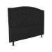Cabeceira Solteiro 90cm Para Cama Box Diana Suede Preto - DS Estofados