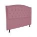 Cabeceira Solteiro 90cm Para Cama Box Diana Suede Rosa - DS Estofados