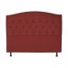 Cabeceira Solteiro 90cm Para Cama Box Diana Suede Vermelho - DS Estofados