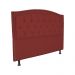 Cabeceira Solteiro 90cm Para Cama Box Diana Suede Vermelho - DS Estofados