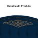 Cabeceira Solteiro 90cm Para Cama Box Greta Suede Azul Marinho - DS Estofados