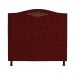 Cabeceira Solteiro 90cm Para Cama Box Greta Suede Bordô - DS Estofados