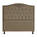 Cabeceira Solteiro 90cm Para Cama Box Greta Suede Capuccino - DS Estofados