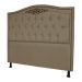Cabeceira Solteiro 90cm Para Cama Box Greta Suede Capuccino - DS Estofados