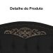 Cabeceira Solteiro 90cm Para Cama Box Greta Suede Preto - DS Estofados