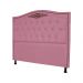 Cabeceira Solteiro 90cm Para Cama Box Greta Suede Rosa - DS Estofados