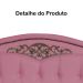 Cabeceira Solteiro 90cm Para Cama Box Greta Suede Rosa - DS Estofados