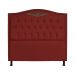 Cabeceira Solteiro 90cm Para Cama Box Greta Suede Vermelho - DS Estofados