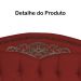 Cabeceira Solteiro 90cm Para Cama Box Greta Suede Vermelho - DS Estofados