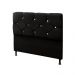 Cabeceira Solteiro 90cm Para Cama Box Livía Suede Preto - DS Estofados