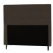 Cabeceira Solteiro 90cm Para Cama Box Luna Napa Marrom - DS Estofados