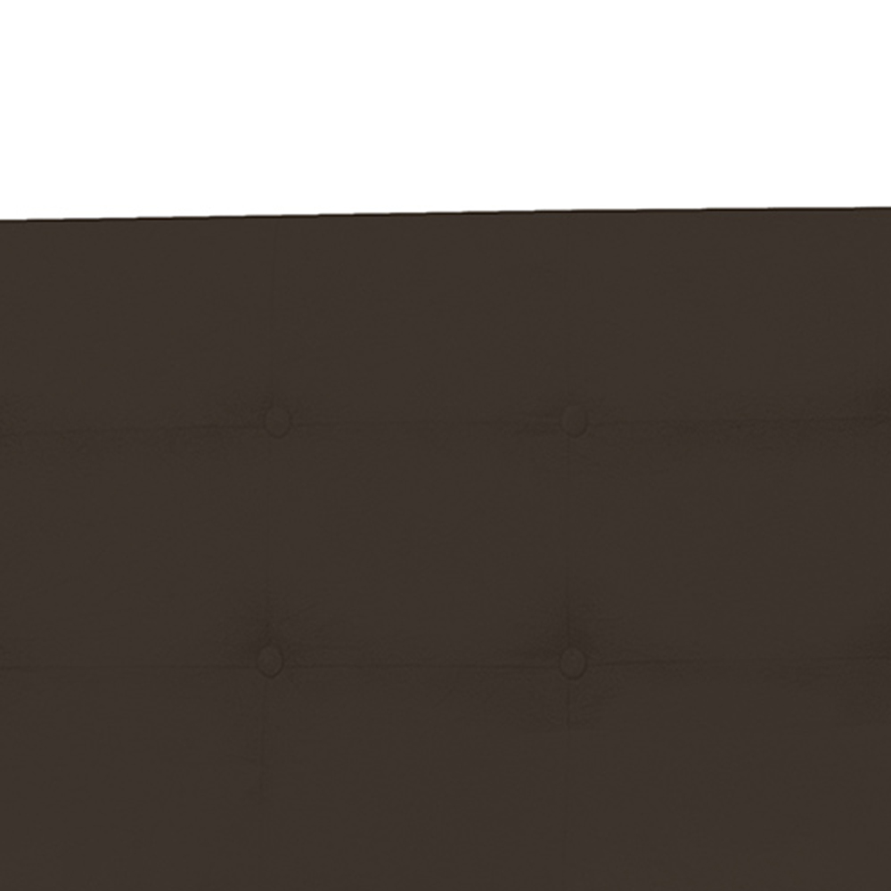 Cabeceira Solteiro 90cm Para Cama Box Luna Napa Marrom - DS Estofados