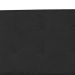 Cabeceira Solteiro 90cm Para Cama Box Luna Suede Amassado Preto - DS Estofados