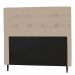 Cabeceira Solteiro 90cm Para Cama Box Luna Suede Bege - DS Estofados