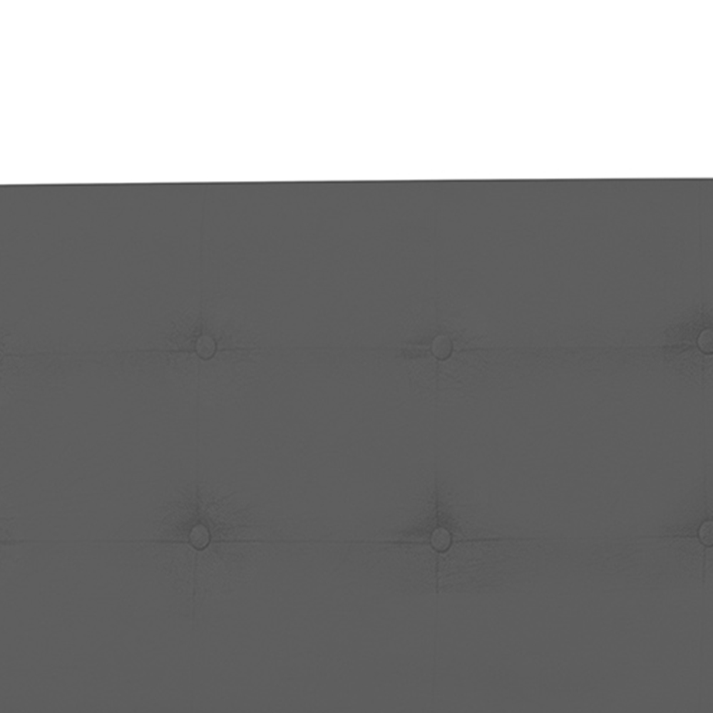Cabeceira Solteiro 90cm Para Cama Box Luna Suede Cinza - DS Estofados