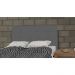 Cabeceira Solteiro 90cm Para Cama Box Luna Suede Cinza - DS Estofados