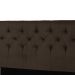 Cabeceira Solteiro 90cm Para Cama Box Ravena Napa Marrom - DS Estofados
