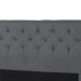 Cabeceira Solteiro 90cm Para Cama Box Ravena Suede Cinza - DS Estofados