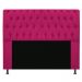 Cabeceira Solteiro 90cm Para Cama Box Sofia Suede Pink - DS Estofados