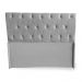 Cabeceira Solteiro Bela 90cm Para Cama Box Suede Cinza - DS Móveis