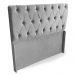 Cabeceira Solteiro Bela 90cm Para Cama Box Suede Cinza - DS Móveis