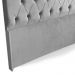 Cabeceira Solteiro Bela 90cm Para Cama Box Suede Cinza - DS Móveis