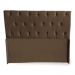 Cabeceira Solteiro Bela 90cm Para Cama Box Suede Marrom - DS Móveis