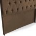 Cabeceira Solteiro Bela 90cm Para Cama Box Suede Marrom - DS Móveis