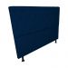 Cabeceira Solteiro Juliana 90cm Para Cama Box Suede Azul Marinho - DS Estofados