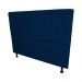 Cabeceira Solteiro Juliana 90cm Para Cama Box Suede Azul Marinho - DS Estofados