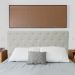 Cabeceira Solteiro Juliana 90cm Para Cama Box Suede Bege - DS Estofados