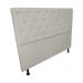 Cabeceira Solteiro Juliana 90cm Para Cama Box Suede Bege - DS Estofados