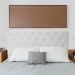 Cabeceira Solteiro Juliana 90cm Para Cama Box Suede Branco - DS Estofados