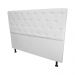 Cabeceira Solteiro Juliana 90cm Para Cama Box Suede Branco - DS Estofados