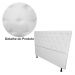 Cabeceira Solteiro Juliana 90cm Para Cama Box Suede Branco - DS Estofados