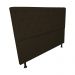 Cabeceira Solteiro Juliana 90cm Para Cama Box Suede Marrom - DS Estofados