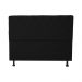 Cabeceira Solteiro Juliana 90cm Para Cama Box Suede Preto - DS Estofados