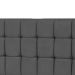 Cabeceira Solteiro Parma 90cm Para Cama Box Suede Cinza - DS Estofados