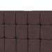 Cabeceira Solteiro Parma 90cm Para Cama Box Suede Marrom - DS Estofados