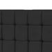 Cabeceira Solteiro Parma 90cm Para Cama Box Suede Preto - DS Estofados