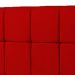 Cabeceira Solteiro Roma 90cm Para Cama Box Suede Vermelho - DS Estofados