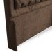 Cabeceira Super King Isa 195cm Para Cama Box Suede Amassado Marrom - DS Móveis