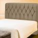 Cabeceira de Cama Box Casal 140cm Istambul Suede Bege - DS Estofados