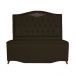 Cabeceira mais Calçadeira Casal 140cm Para Cama Box Greta Suede Marrom - DS Estofados