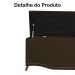 Cabeceira mais Calçadeira Casal 140cm Para Cama Box Greta Suede Marrom - DS Estofados