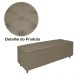 Cabeceira mais Calçadeira Casal King 195cm Para Cama Box Diana Suede Capuccino - Dellas Store