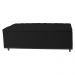Cabeceira mais Calçadeira Casal Queen 160cm Para Cama Box Diana Suede Preto - Dellas Store