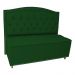 Cabeceira mais Calçadeira Casal Queen 160cm Para Cama Box Diana Suede Verde - Dellas Store
